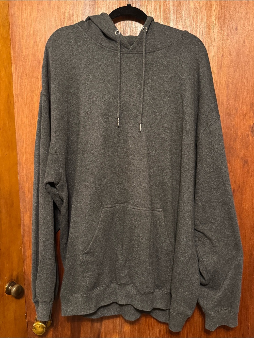 Starting Point Men’s Big and Tall Gray Fleece Pullover Hoodie Size 3X